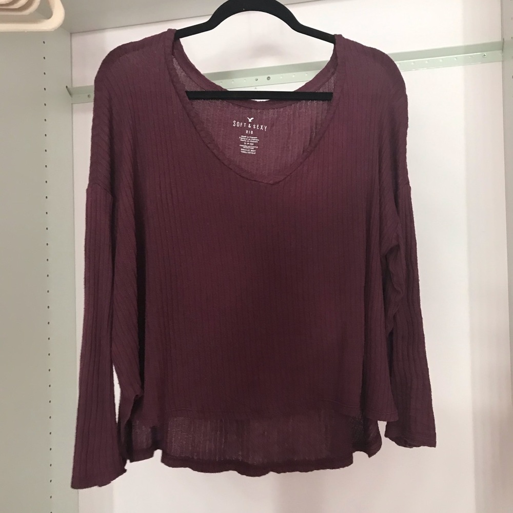 American Eagle women’s long sleeve shirt/blouse